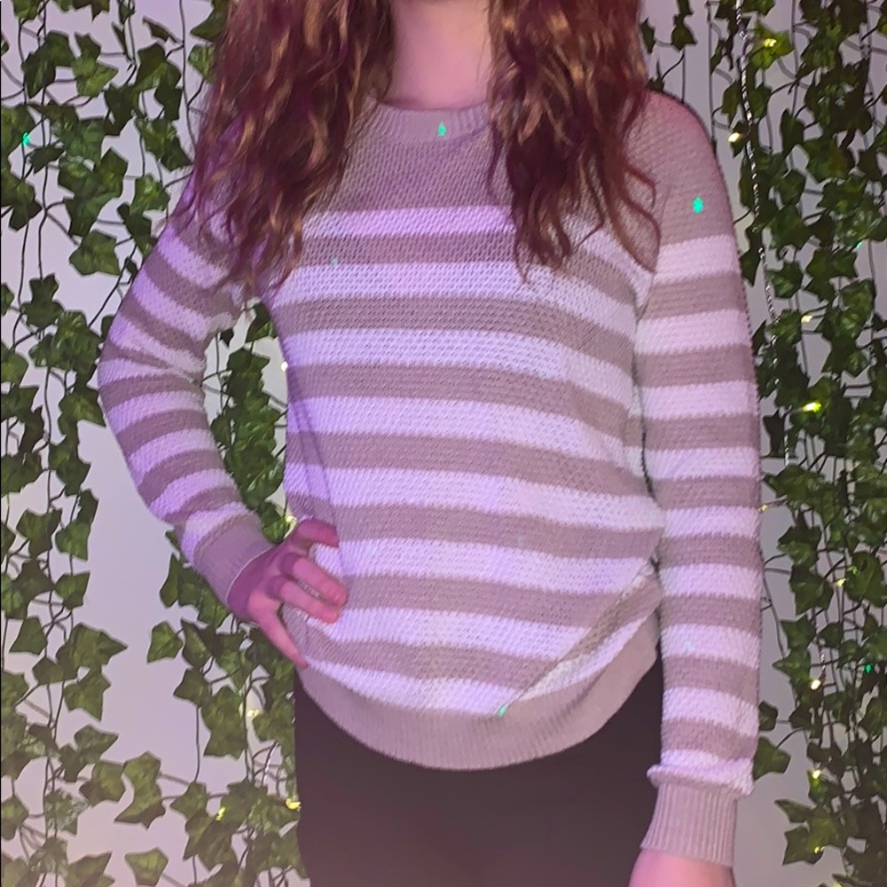 stripped sweater